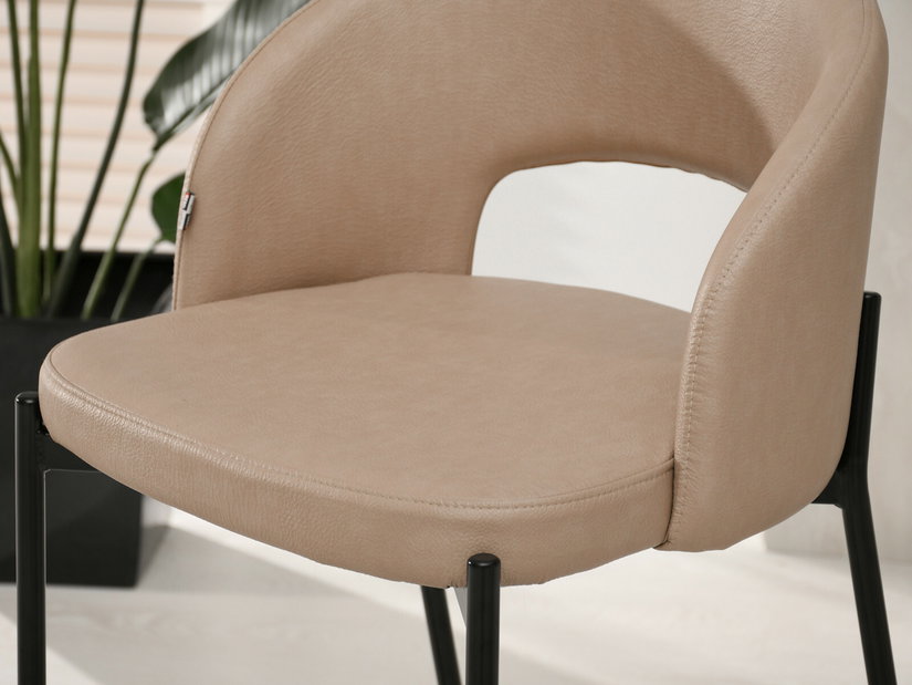 Scaun Gustav (bej + negru)