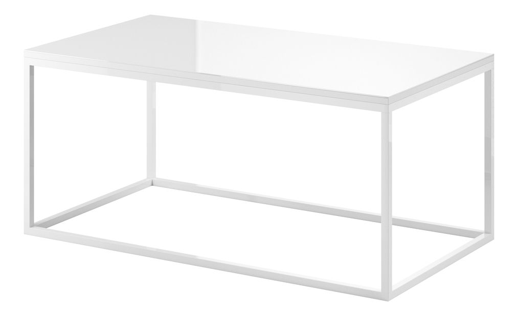 Konferenčný stôl Henry Typ 99 (biela + biely vysoký lesk)