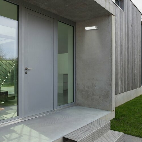 Vonkajšie nástenné LED svietidlo Trogir (biela + antracit)