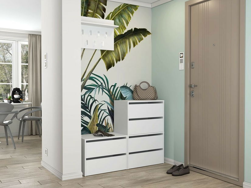 Cipőtároló (cipősszekrény) Metido 2 (fehér)