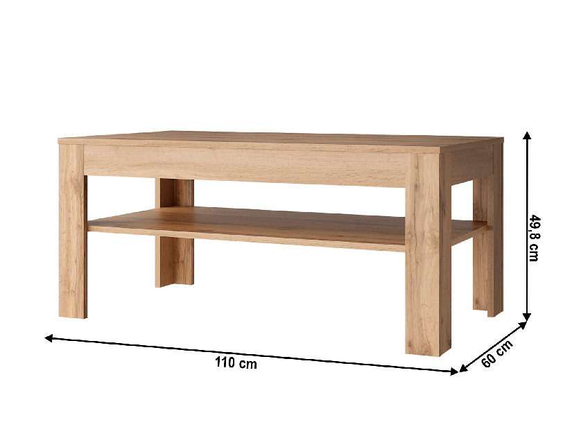 Konferencijski stol Mateo 110 (hrast wotan)