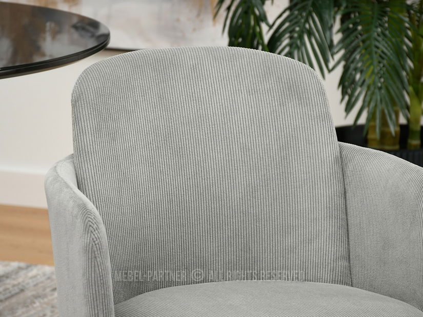 Stolica Omar (siva + crna)