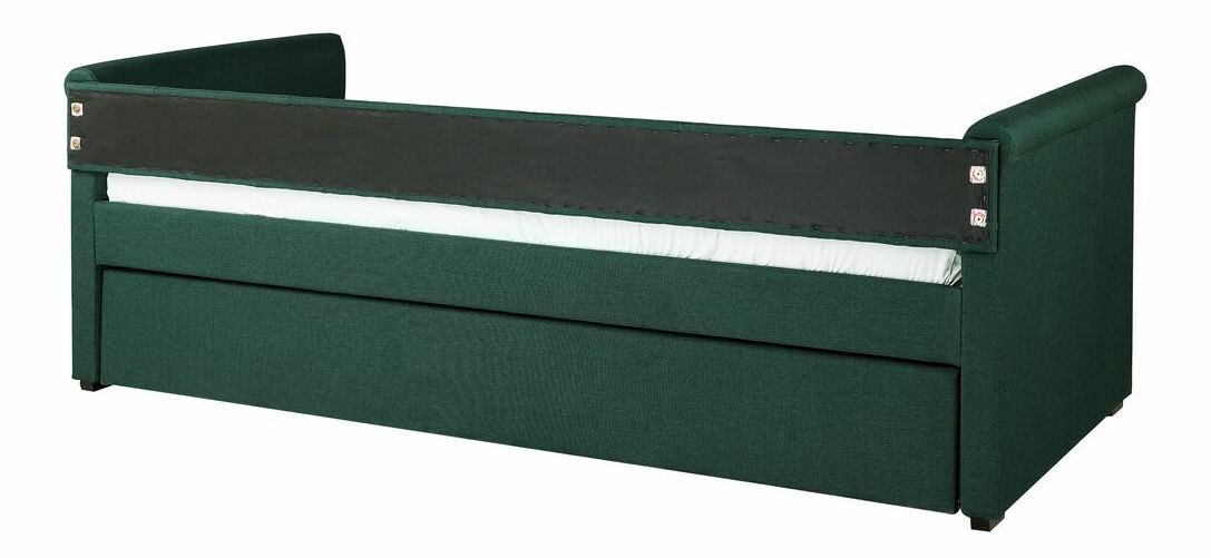 Rozkladacia posteľ 80 cm LISABON (s roštom) (zelená)