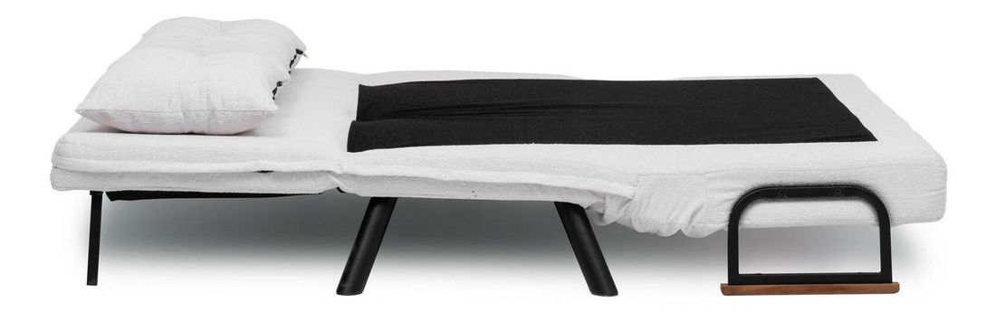 Canapea futon Sandy (alb)