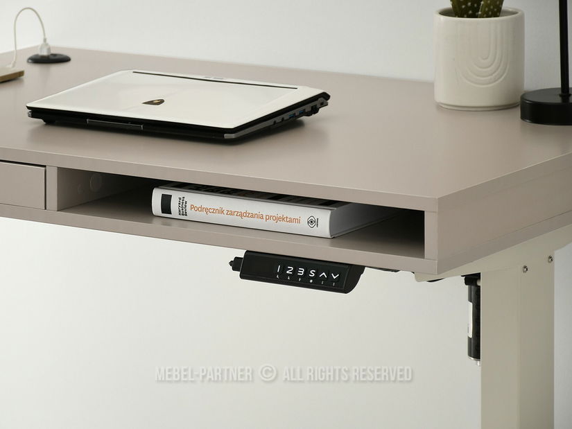 PC asztal Osto 100 (bézs + fekete)