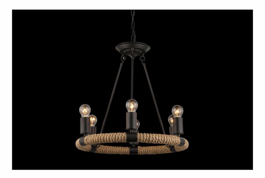 Függesztett lámpa Ulleu 69029-6 (klasszikus) (fekete)