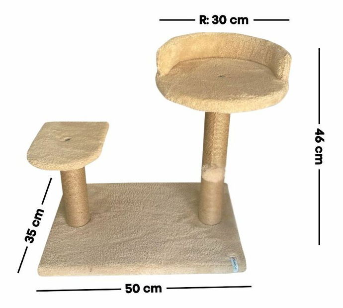 Škrabadlo pre mačky Tinka (béžová)
