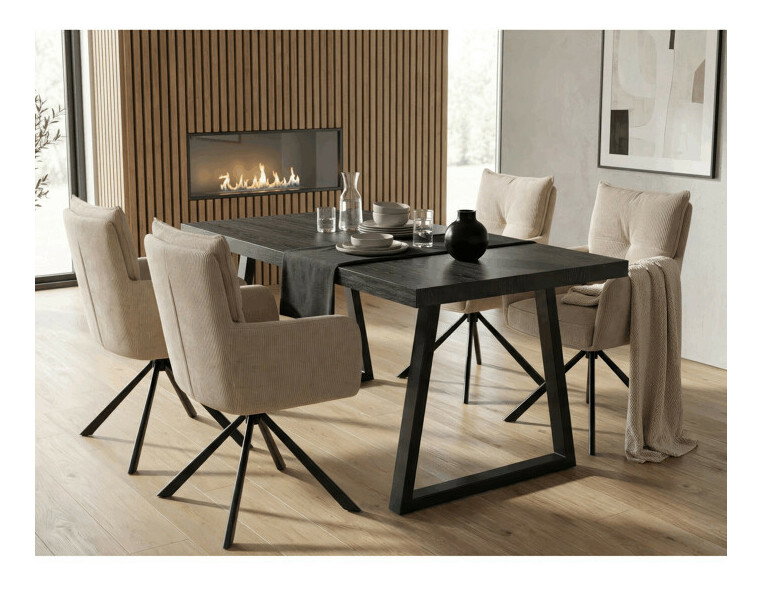 Jedálenský stôl Hatto 624 (sivá)