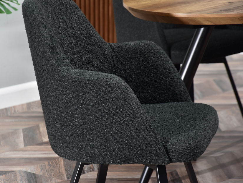 Jedálenská stolička Lejano (čierna)