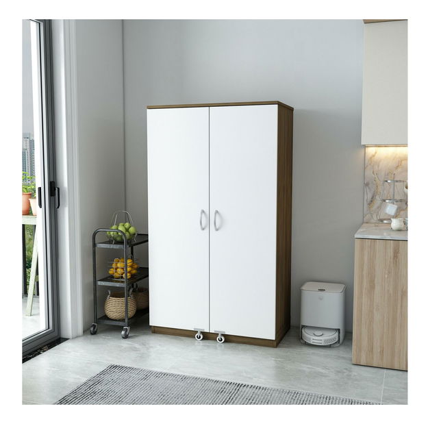 Potravinová kuchynská skrinka Passek (orech biely)