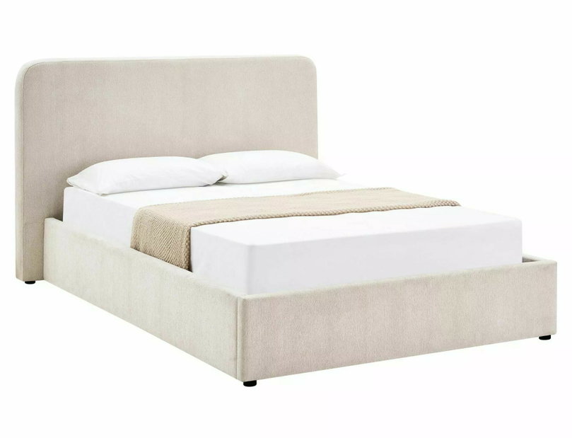 Manželská posteľ 140 cm Lumeso (béžová)