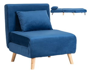 Rozkladacie kreslo Motecacleta 1 (námornícka modrá) 