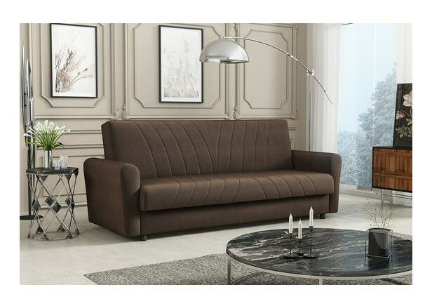 Pohovka trojsedačka Bamako (tmavohnedá) *bazár