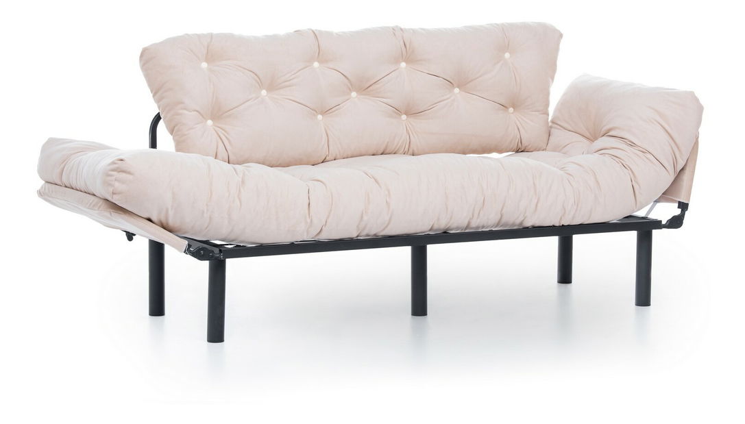 Canapea trei locuri Nitty (crem)