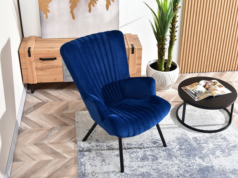 Relaxačné kreslo Lanzaris (čierna)