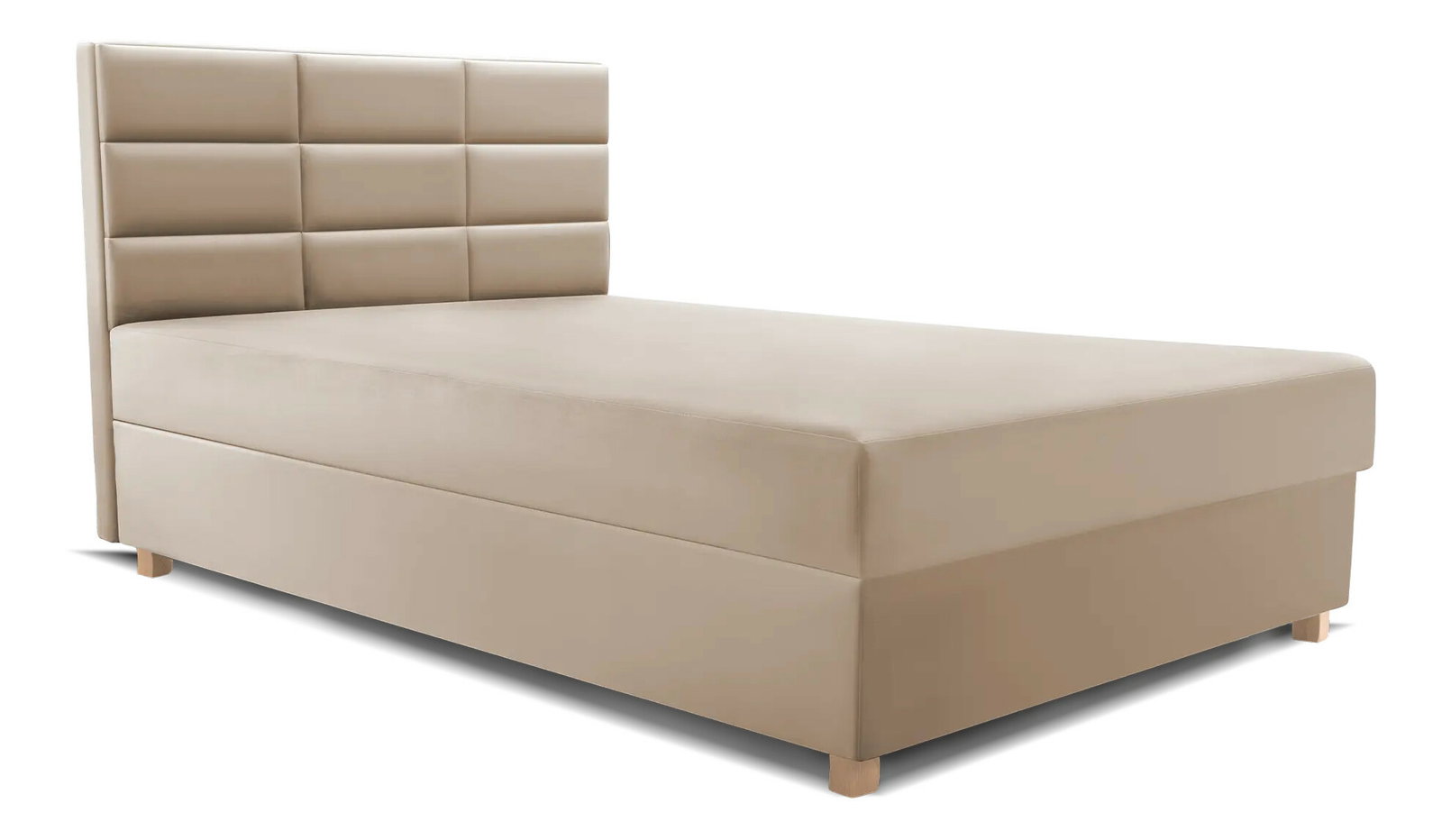 Jednolôžková posteľ 120 cm Picasso II (béžová) (s úl. priestorom a matracom) 