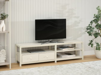 TV asztal/szekrény Empantana (krémszín)