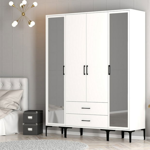 Ruhásszekrény Kiara RTR (fehér)