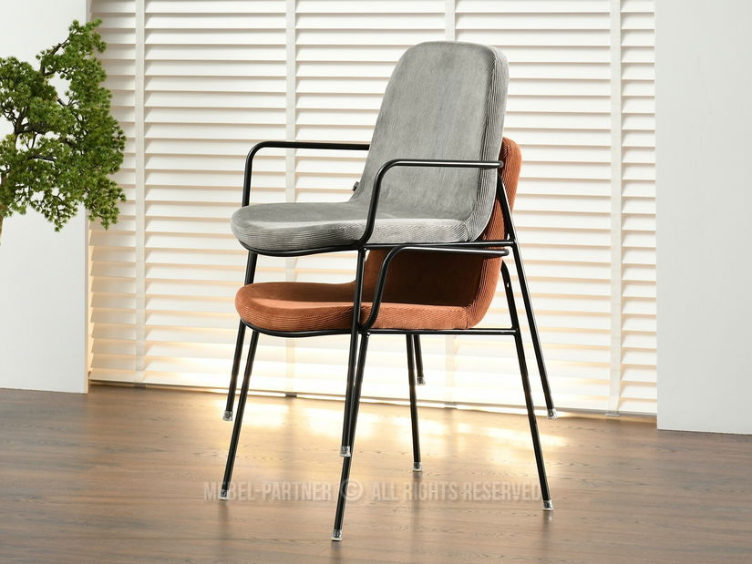 Scaun Ulrika (gri + negru)