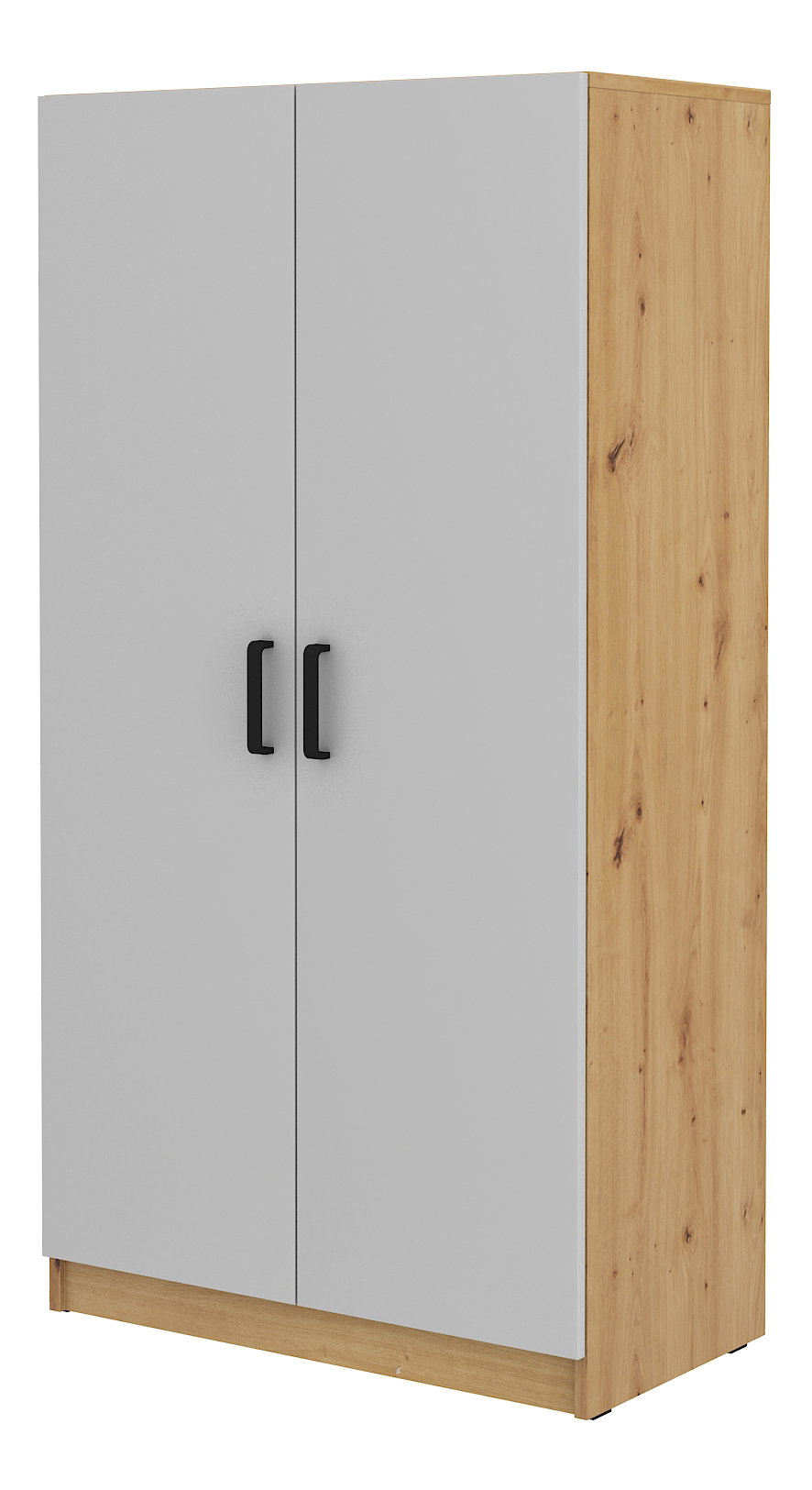 Dulap cu rafturi Mantela 107 (Stejar artisan + Gri deschis)