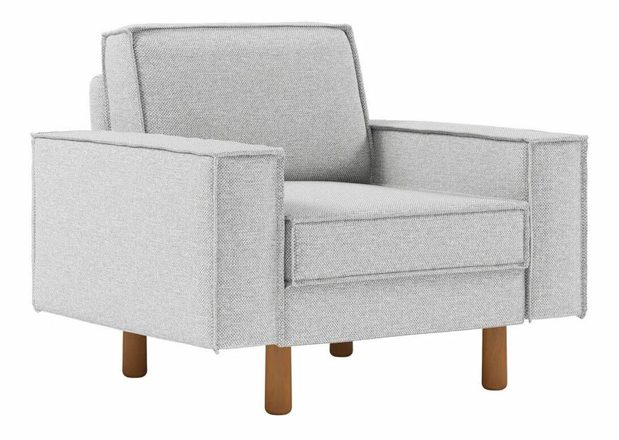 Kreslo Spary 1 (svetlosivá + orech)