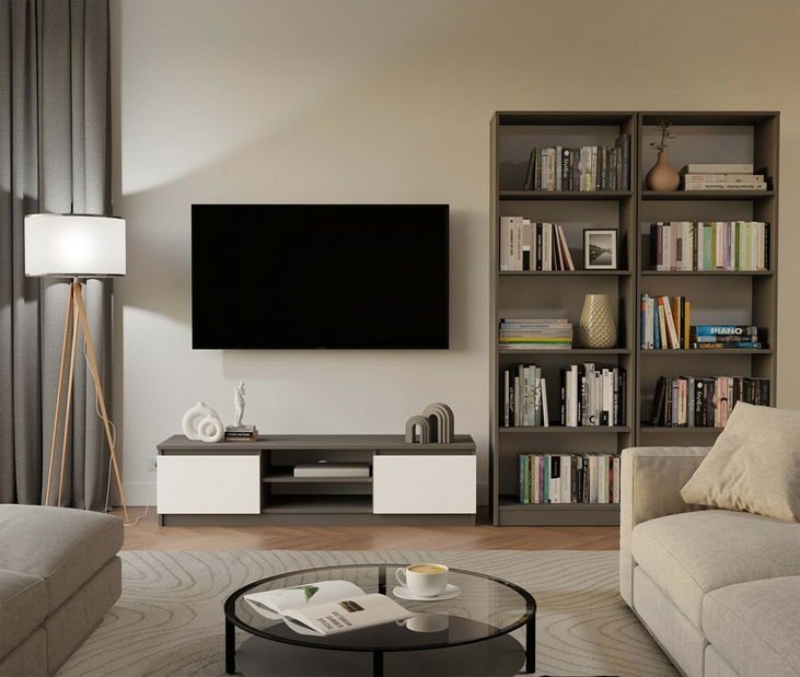 Regál Refarencios 3 (antracit)