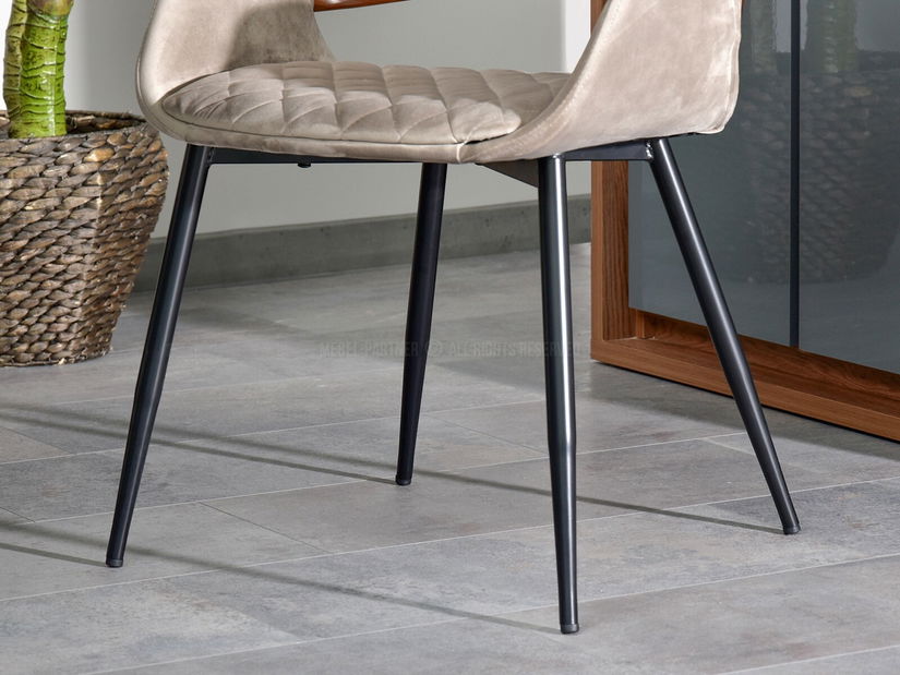 Stolička Morgana (orech + čierna)