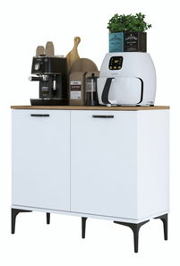 Komoda Jette 90 (orah + bijela)