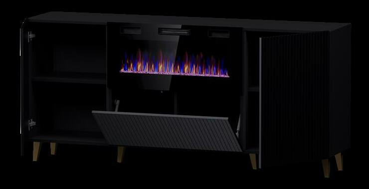 TV stolík Pallea (čierna)