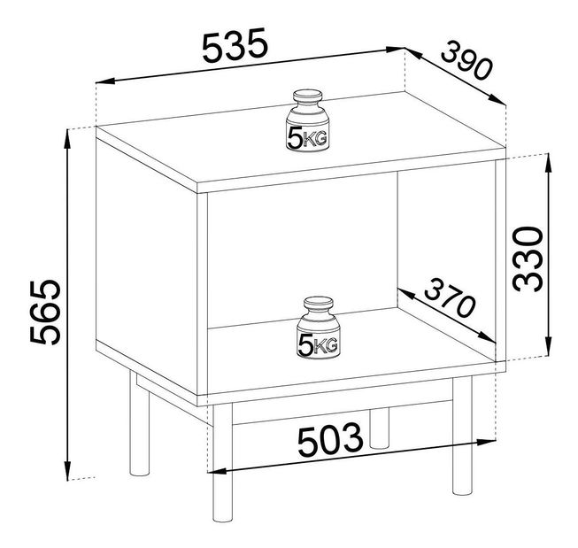 Noptieră Japandan (Cașmir)