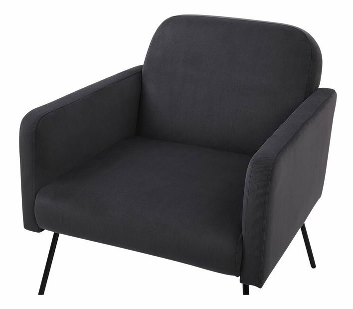 Kreslo NORK (zamat) (sivá)