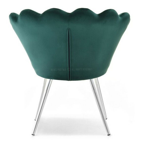 Fotoliu Lasair (verde + crom)