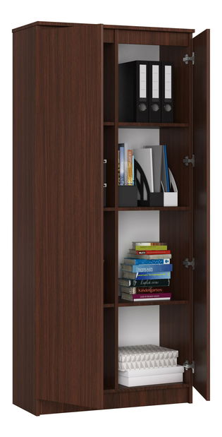 Ormar s policama Rainer II (wenge)