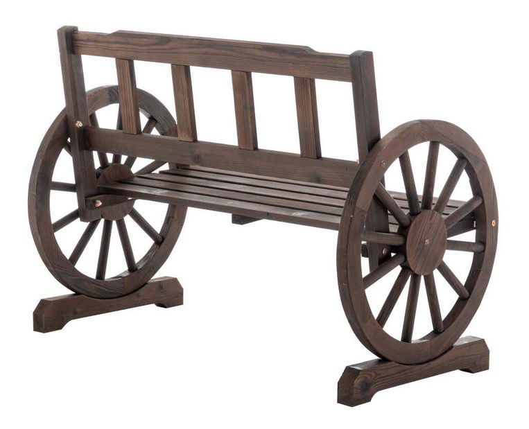 Vrtna klupa Sibu 1 (smeđa)