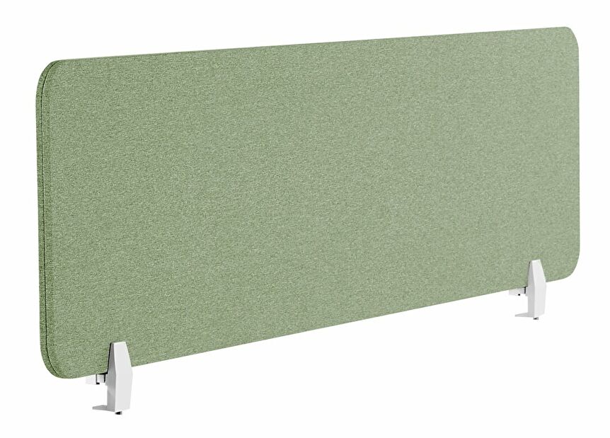 Panou separator birou 180 x 40 cm Walda (verde) 