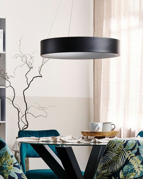 Függesztett lámpa Lenza (fekete)