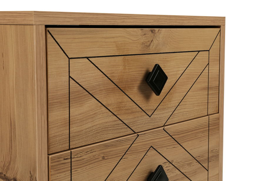 Nočný stolík Luna (borovica)