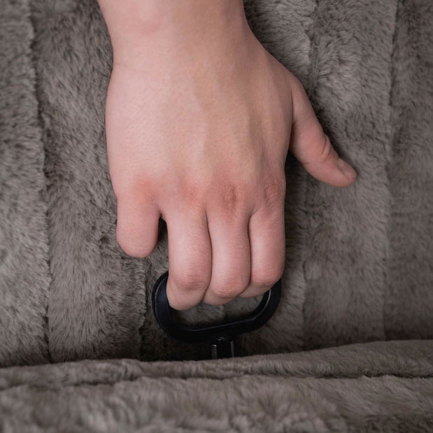 Fotoliu reglabil Reunirse (gri) 