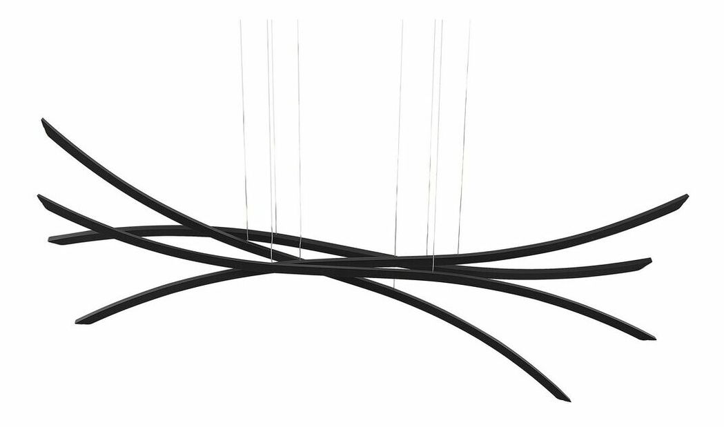 Závesné svietidlo Cesar (čierna)