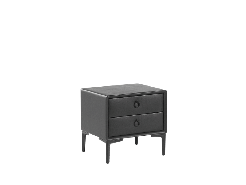 Éjjeliszekrény SANAZA (fekete)