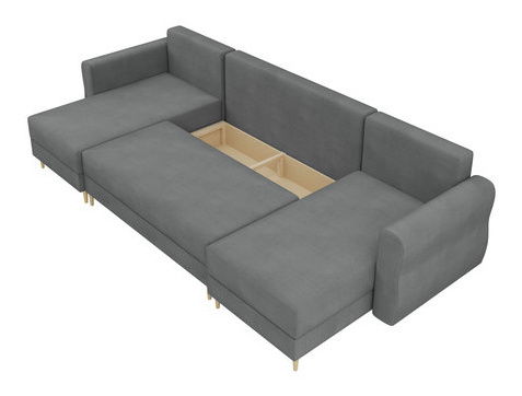 Colțar în formă de U Selva U (bej deschis)