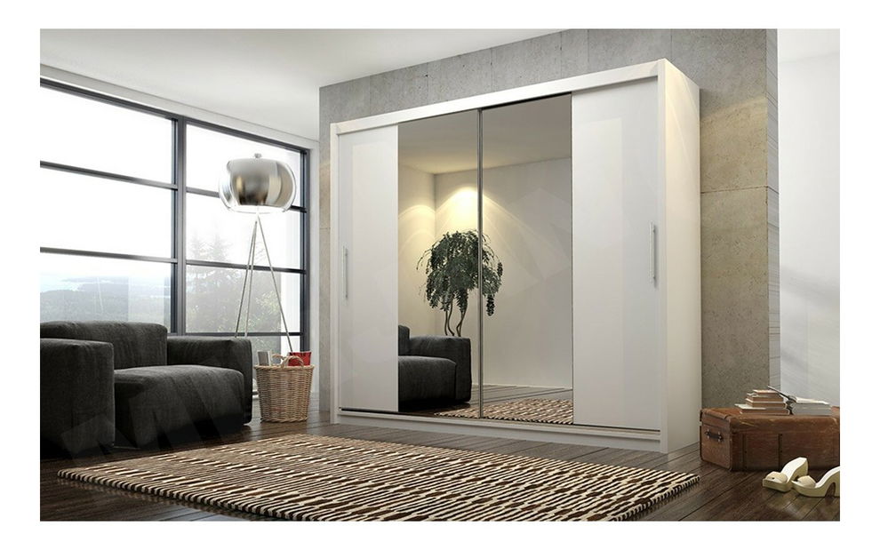 Šatníková skriňa Thor 4 (biela) *výpredaj