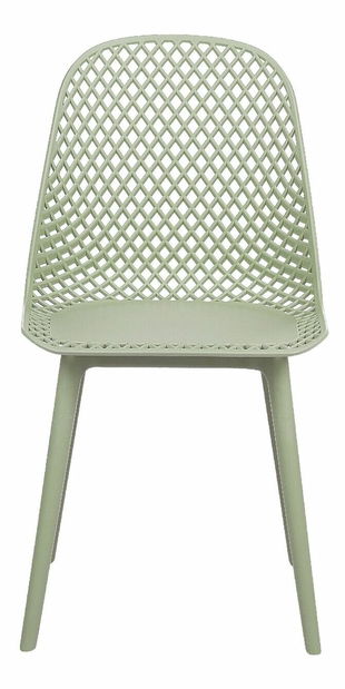 Set 4 ks jedálenských stoličiek Erielle (zelená)