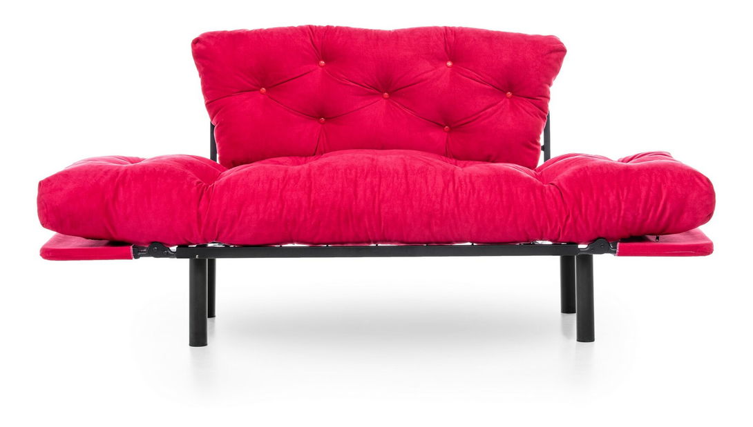 Széthúzható fotel Nitty (rózsaszín)