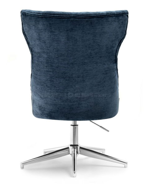 Fotel Elza (kék + króm)