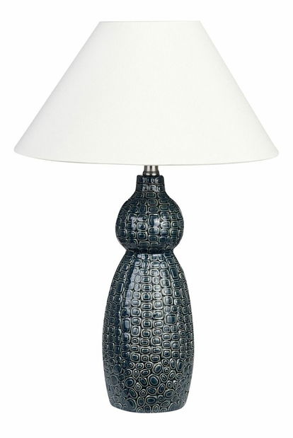 Stolná lampa Matza (modrá + biela)