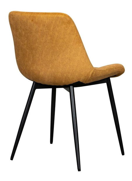 Jedálenská stolička Ruler (žltá + čierna)