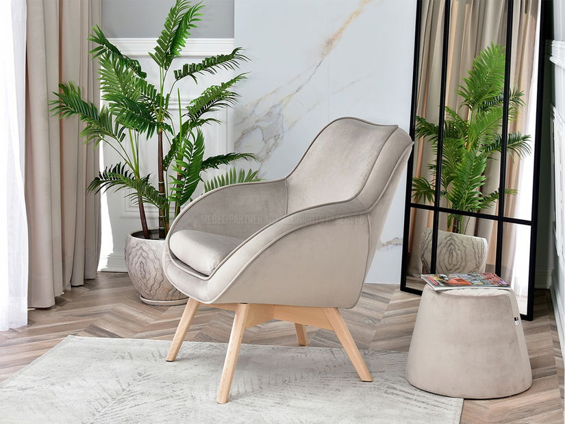 Relax fotel Merch (bézs)