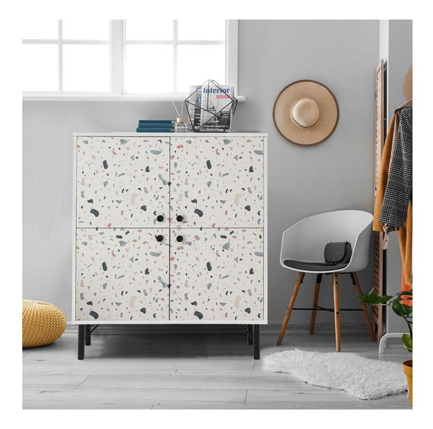 Szekrény Maluxe (sokszínű halvány)