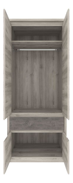 Ormar za garderobu Japon 1 (kesten nairobi + onyx) 